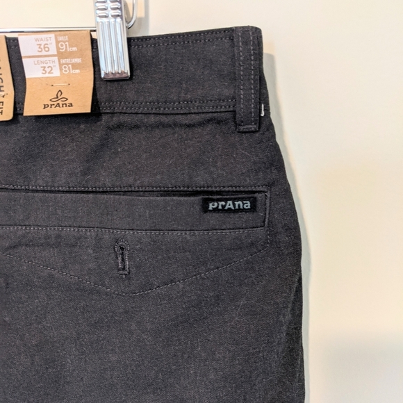Prana McClee Pant Charcoal Grey Men's 36 x 32 NWT - Picture 12 of 15